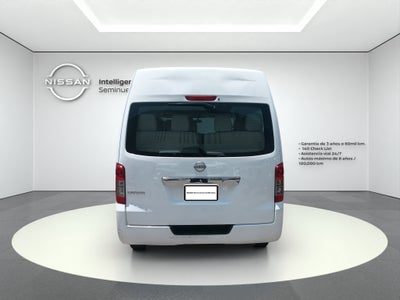 2023 Nissan URVAN 4 PTS AMPLIA TM5 AAC DESEM TRAS 14 PAS