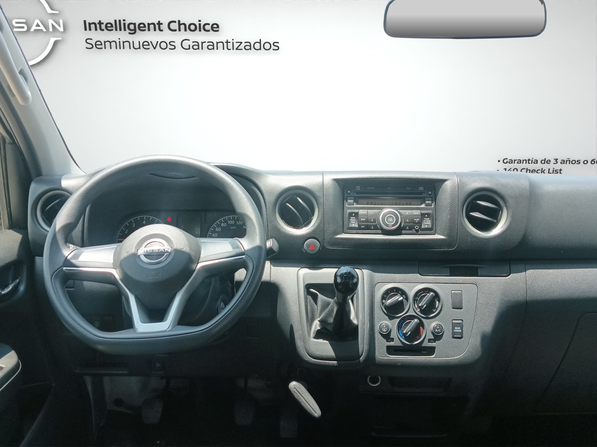 2023 Nissan URVAN 4 PTS AMPLIA TM5 AAC DESEM TRAS 14 PAS